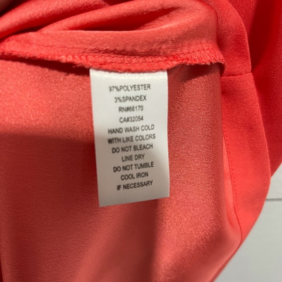 Nom De Plume Coral Sleeveless Dress Size Small - Picture 8 of 12